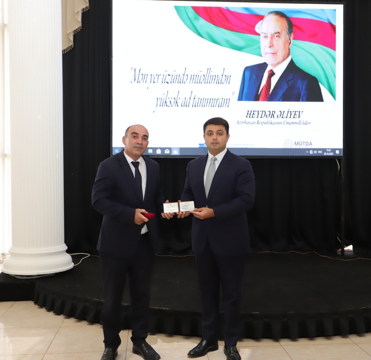 Neftçalada Beynəlxalq Müəllimlər Günü ilə bağlı tədbir keçirilib - FOTOLAR